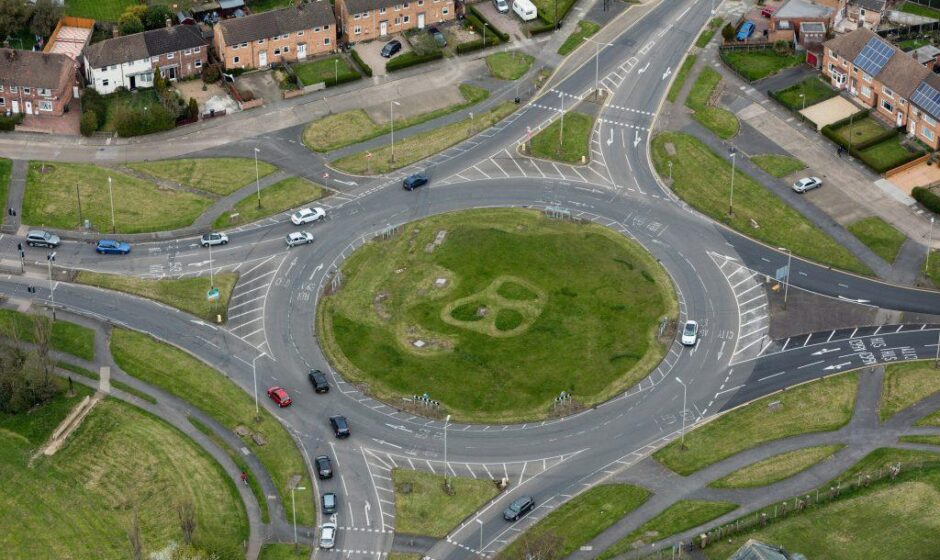 A50 Leicester NW roundabout 