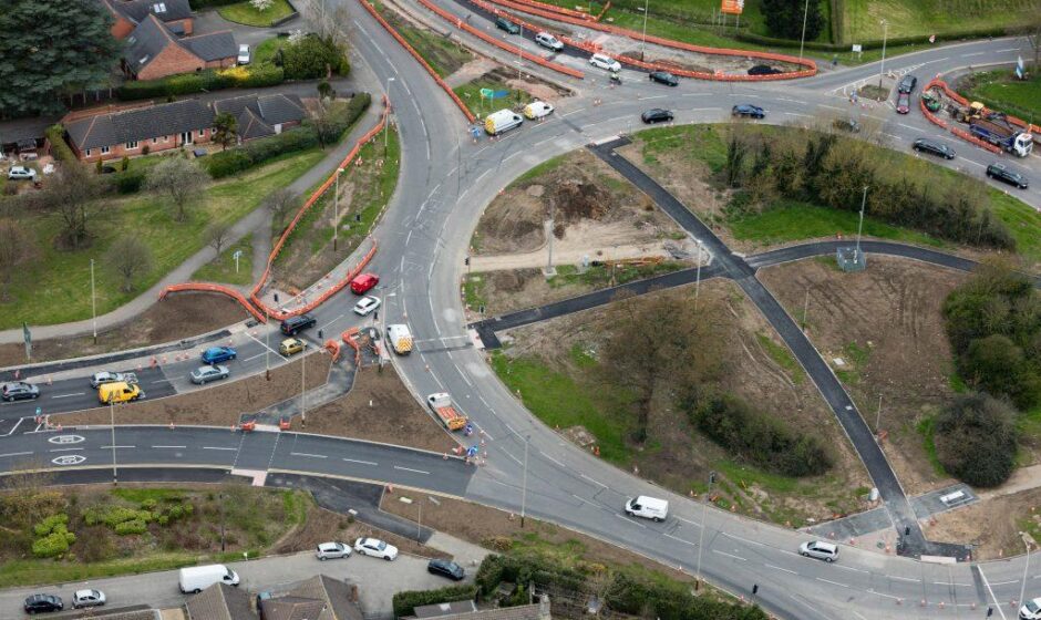 A50 roundabout improvements