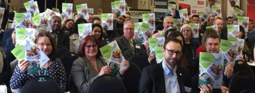 Attendees at the building the workforce launch event