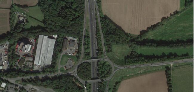 Junction 23 satellite image