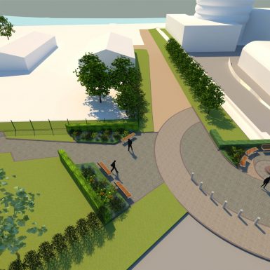 NSC Plaza CGI illustration 3