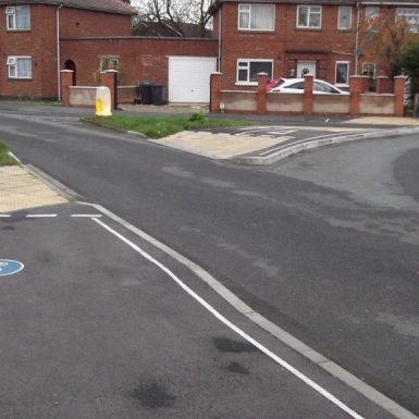 LSTF Hinckley new tactile paving crossing