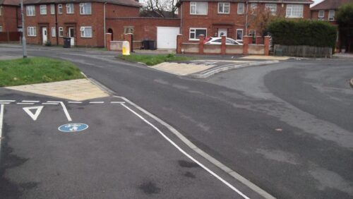 LSTF Hinckley new tactile paving crossing