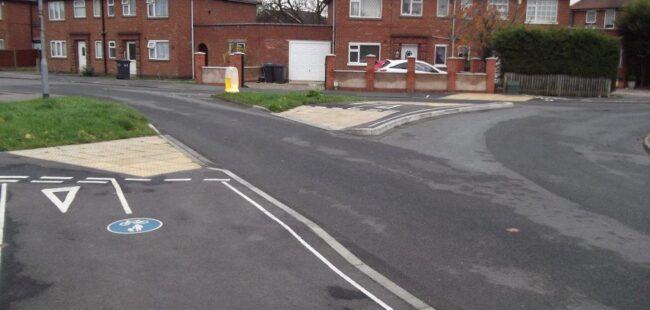 LSTF Hinckley new tactile paving crossing