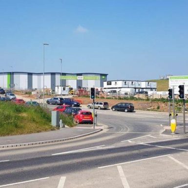 Lubbesthorpe Strategic Employment Site entrance