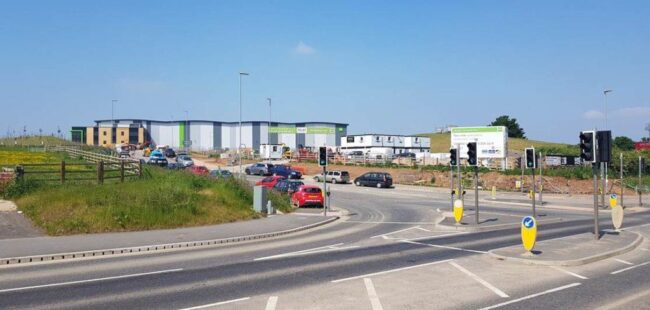 Lubbesthorpe Strategic Employment Site entrance