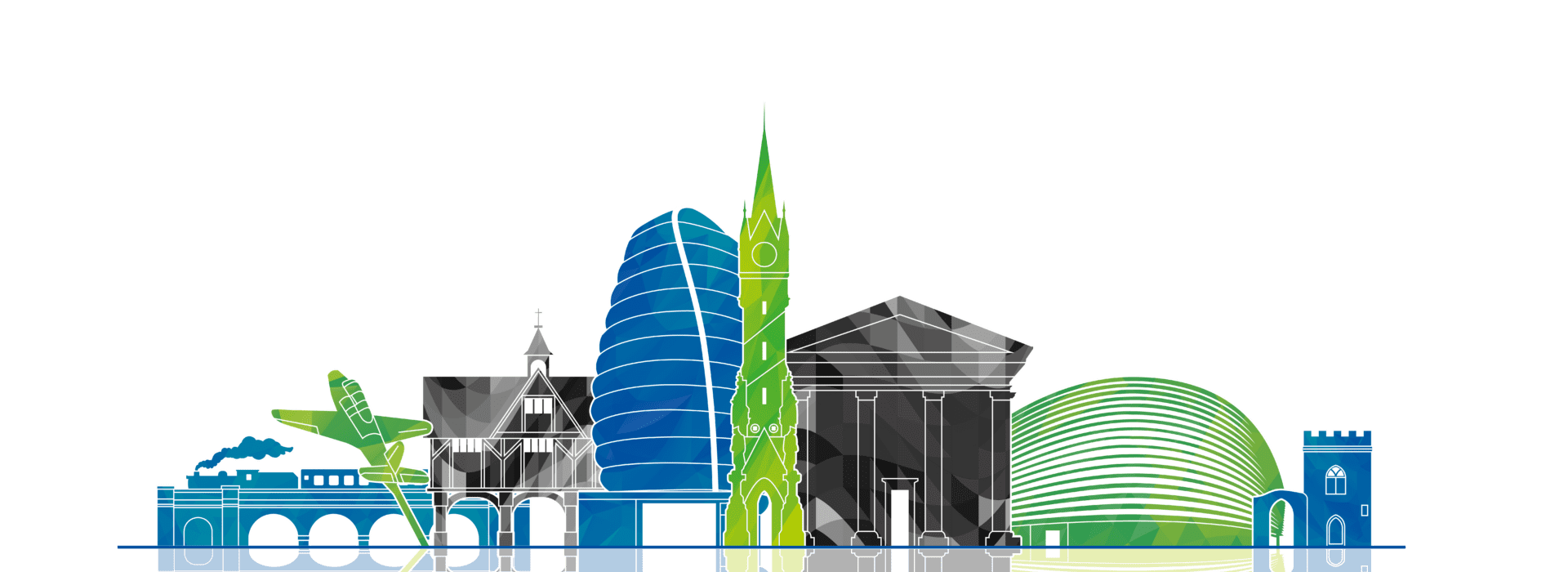 Skyline multi colour