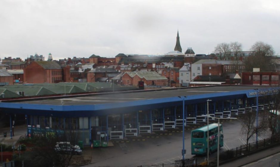 Original St Margaret's bus station just prior to demolition