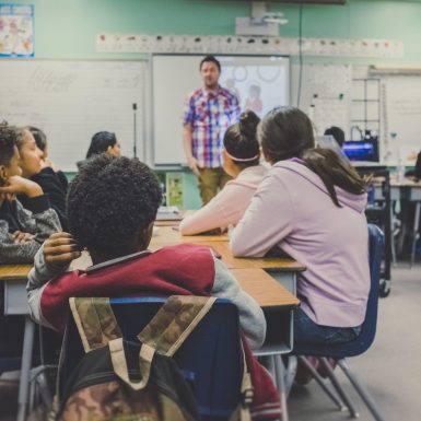 Students in a classroom