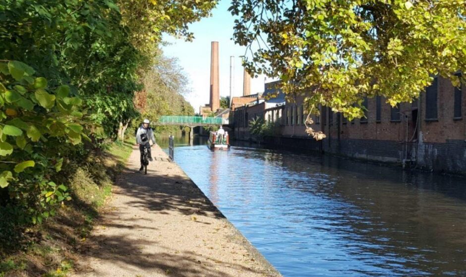 River Soar towpath after