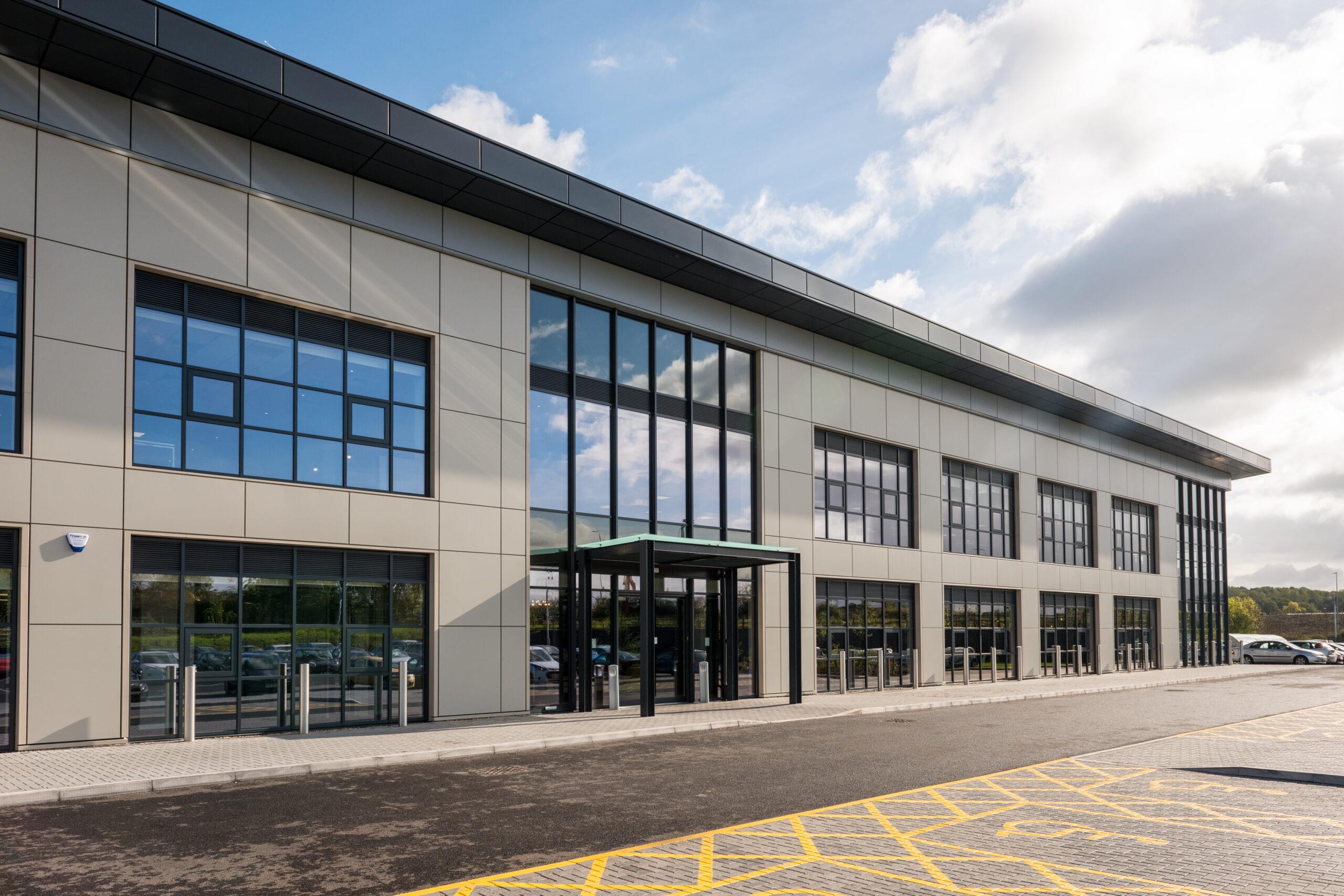 Optimus Point Leicester, new warehouse entrance