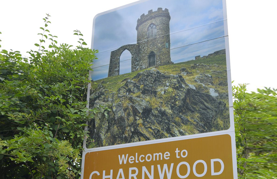 Charnwood road sign