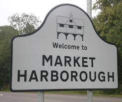 Harborough Road sign