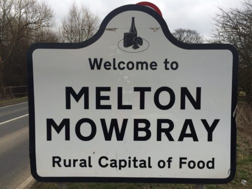 Melton Road Sign