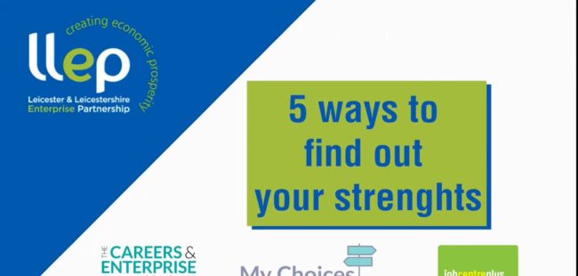 5 ways to find out your strengths title screen