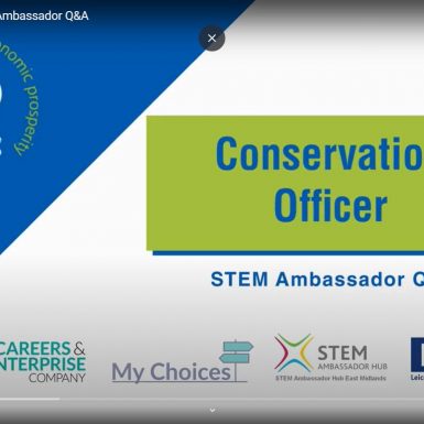 Conservation Officer STEM ambassador title screen