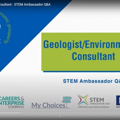 Environmental Consultant STEM ambassador title screen