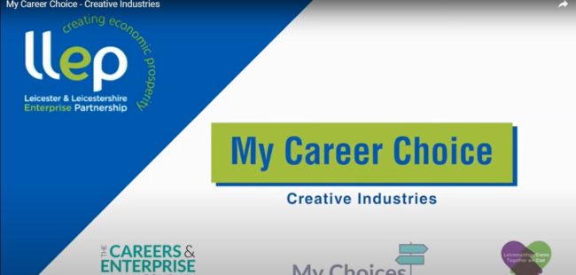 My Career Choice &#8211; creative industries title screen