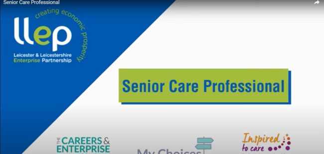 My Career Choice &#8211; senior care professional title screen