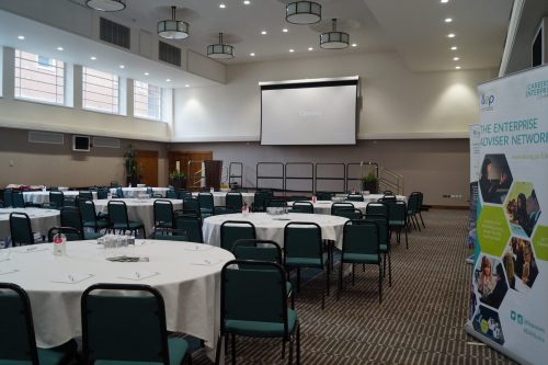 Attenborough room set up for AGM