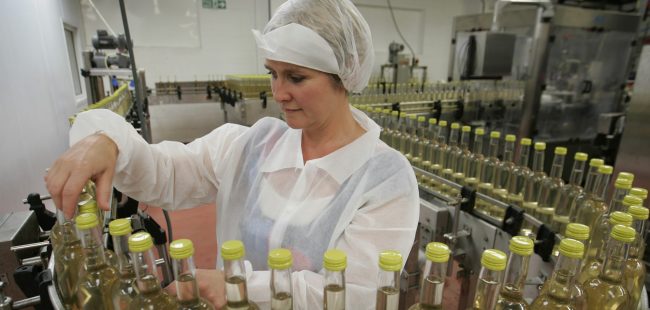 Food and Drink Manufacturing Bottling Plant Belvoir Fruit Farms